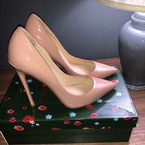 FJS Nude Pumps